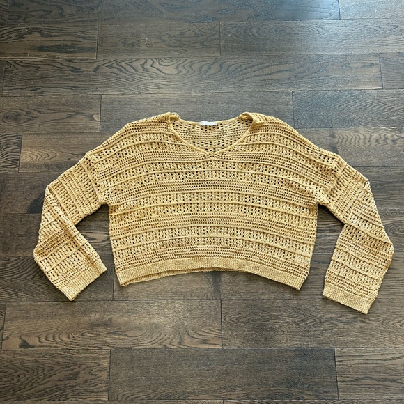 NWOT Sage the Label Starburst Open Knit Sweater - Picture 2 of 5